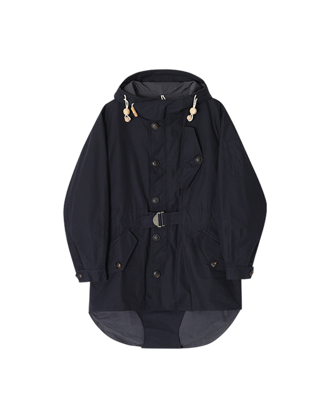 나이젤 카본 나이젤카본 자켓 NC-AW23-OW-13 BLACK NAVY 콜드 웨더 파카 남성자켓 당일발송 착용컷