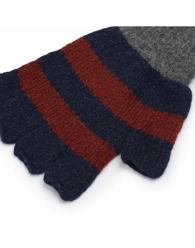 하울린 하울린 공용 반장갑 SNFGLOVES-NAVY 레드 착용컷