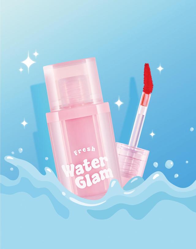 뷰티피플 1+1 뷰티피플 프레쉬 워터 글램 립 틴트 3.7g 착용컷