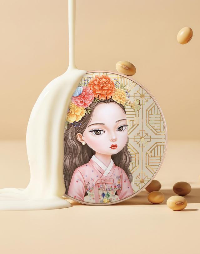 뷰티피플 1+1 철벽녀 시즌16 두유 크림 커버 쿠션 파운데이션 18g 착용컷