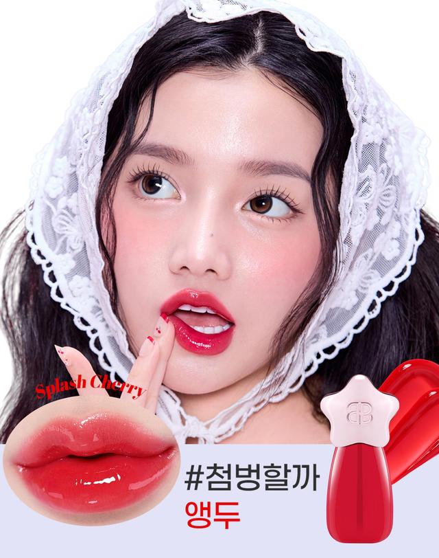 뷰티피플 1+1 뷰티피플 첨벙첨벙 물장구별 틴트 워터 입술각질 지속력 3.4g 5color 착용컷