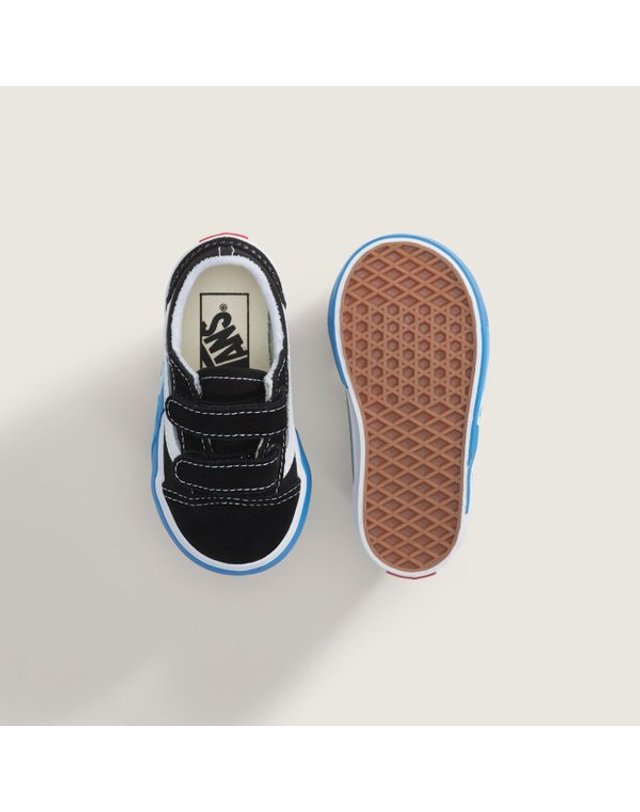 반스 [갤러리아] (아동) VANS 올드스쿨 벨크로 웨이브 (VN000EESFW0) 센터시티 착용컷