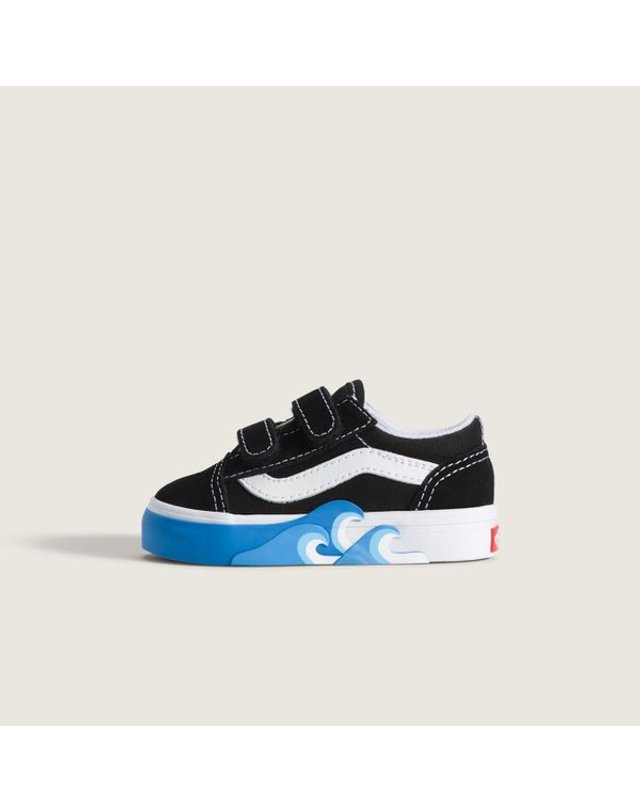 반스 [갤러리아] (아동) VANS 올드스쿨 벨크로 웨이브 (VN000EESFW0) 센터시티 착용컷