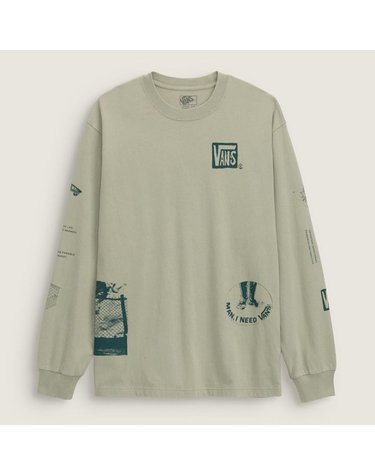 반스 [갤러리아] (공용) VANS 스캐터 마인드 긴소매 티셔츠 (VN000SRCFSG) 센터시티