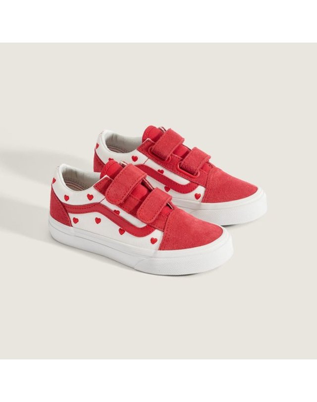 반스 [갤러리아] (키즈) VANS 올드스쿨 벨크로 발렌타인 (VN000CYDJV6) 센터시티 착용컷