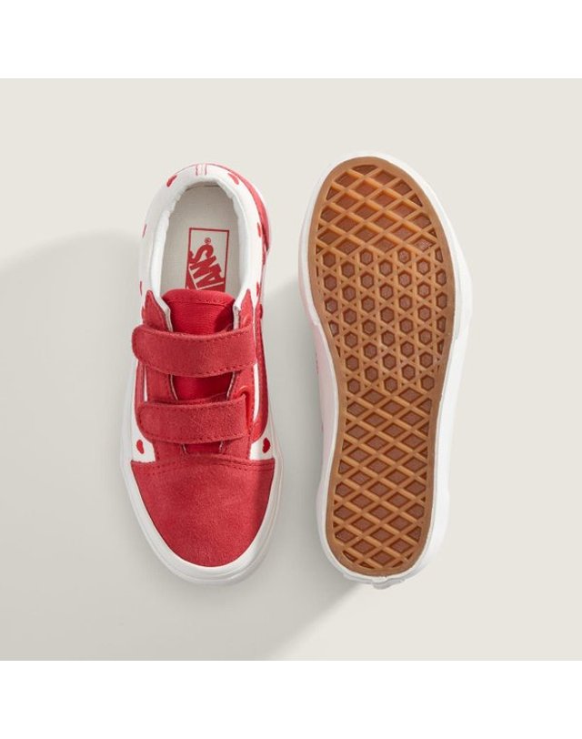 반스 [갤러리아] (키즈) VANS 올드스쿨 벨크로 발렌타인 (VN000CYDJV6) 센터시티 착용컷