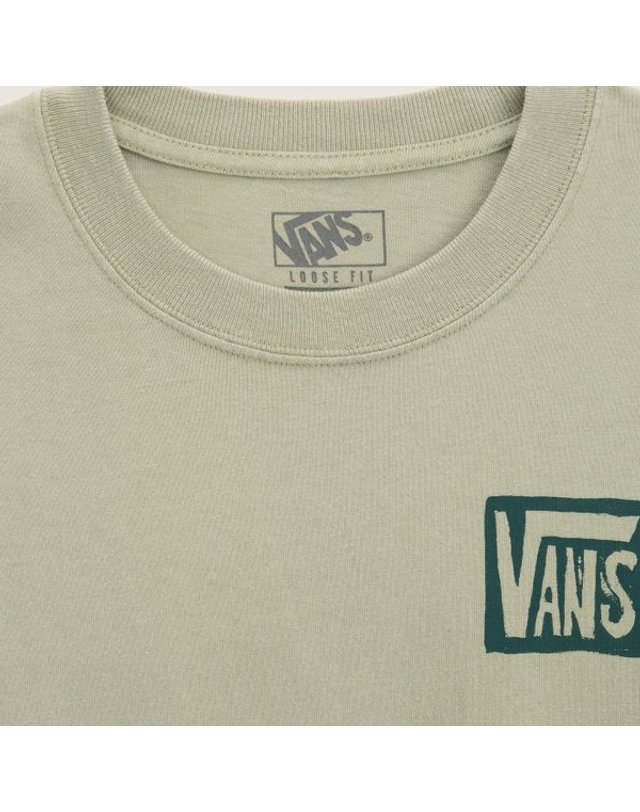 반스 [갤러리아] (공용) VANS 스캐터 마인드 긴소매 티셔츠 (VN000SRCFSG) 센터시티 착용컷