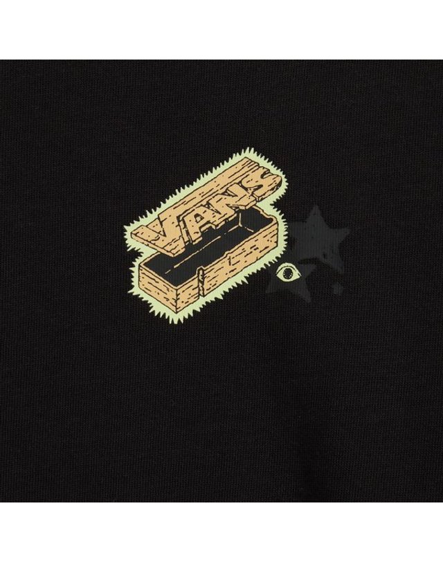 반스 [갤러리아] (공용) VANS x Soon Easy 긴소매 티셔츠 블랙 VN000VNFBLK [광교] 착용컷