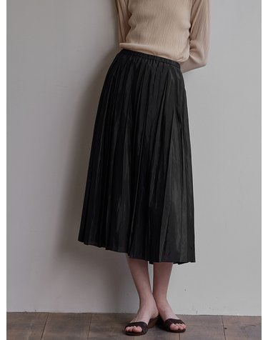 Melisa pleated skirt - Black