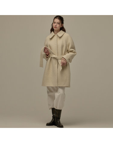 New raglan half coat - Light beige