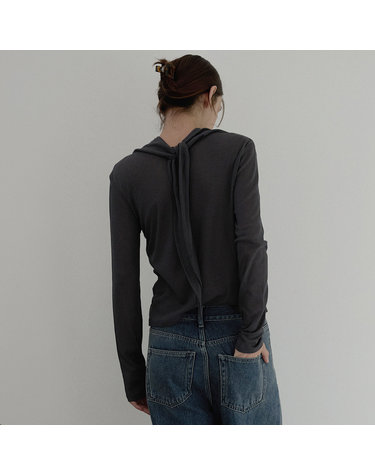 See-through scarf top - Chacoal