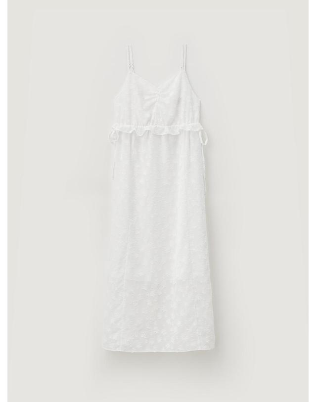 비뮤즈맨션 Jacquard bustier dress - White 착용컷