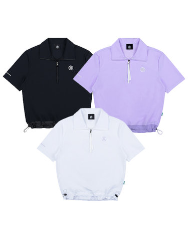 [레인메이커] 여성 골프 반팔 반집업 카라 티셔츠 기능성 (3color) R32WCT05