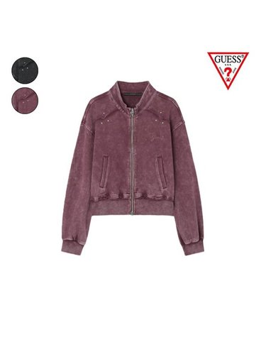 [갤러리아] GUESS 25F/W [여성] YP3K3400 스터드 워싱 집업