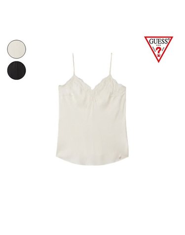[갤러리아] GUESS 25FW [여성] YP3W1240 새틴 레이스 나시