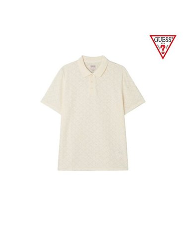 [갤러리아] GUESS 25FW [공용] MP3K1316 자가드 폴로 반팔티