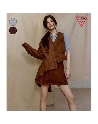 [갤러리아] GUESS 25FW [SUZY] YP3S1655 5부소매 카라 스웨터