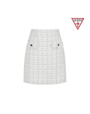 [갤러리아] GUESS 25FW [여성] YP4W3501 트위드 미니 스커트