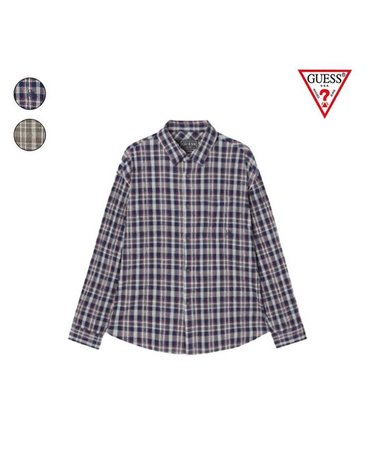 [갤러리아] GUESS 25FW [공용] MP3W2290 멀티체크 셔츠