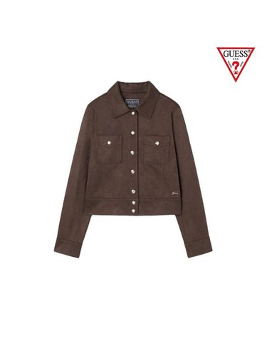 [갤러리아] GUESS 25FW [여성] YP4W7851 인조 스웨이드 자켓