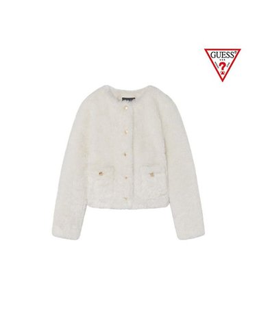 [갤러리아] GUESS 25FW [여성] YP4W7857 뽀글이 숏자켓