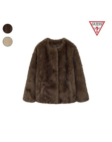 [갤러리아] GUESS 25FW [여성] YP4W7858 인조 퍼 자켓