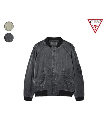 [갤러리아] GUESS 25FW [공용] MP4W4860 워시드 패딩 봄버