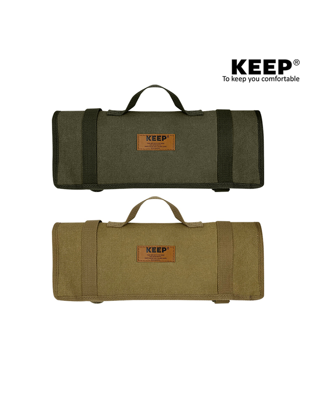 킵_캠핑 킵 KEEP 캠핑 소프트 멀티 툴 팩 파우치 단조 팩 수납 가방 착용컷