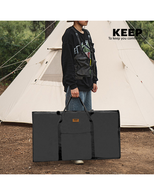 킵_캠핑 킵 KEEP 바베큐 아이언 메쉬 그릴 감성 캠핑 멀티 쉘프 육각 화로대 테이블 착용컷