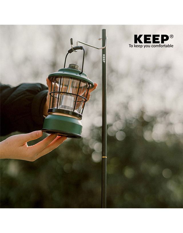 킵_캠핑 킵 KEEP 캠핑 2IN1 경량 파일 드라이버 랜턴 걸이 스탠드 단방향 조명 착용컷