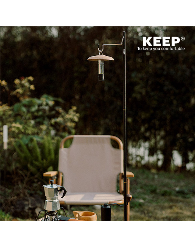 킵_캠핑 킵 KEEP 캠핑 2IN1 경량 파일 드라이버 랜턴 걸이 스탠드 단방향 조명 착용컷