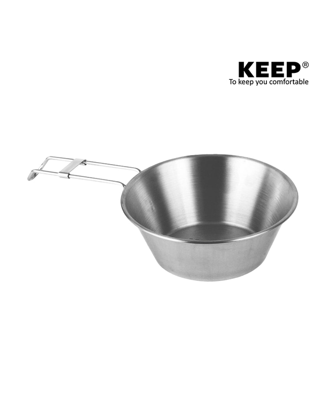 킵_캠핑 킵 KEEP 캠핑 등산 스텐 폴딩 시에라 컵 300ml 착용컷