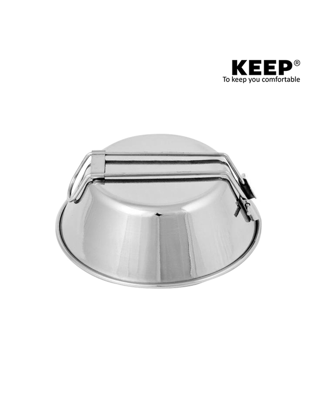 킵_캠핑 킵 KEEP 캠핑 등산 스텐 폴딩 시에라 컵 300ml 착용컷