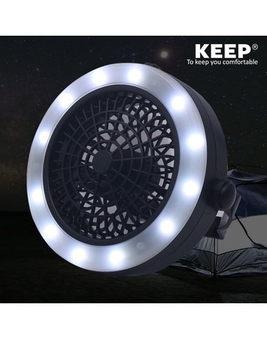 [KEEP] LED 2in1 360도 회전 선풍기 서큘레이터