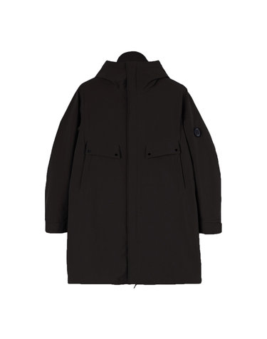 CP컴퍼니 렌즈 와펜 셀 윈드하프 후드 자켓 (BLACK) 10CMOW021A-005968A 999