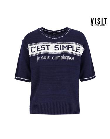 [비지트인뉴욕] 아크릴 라운드넥 니트 (VA9SK70)