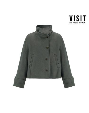 [비지트인뉴욕] 하이넥 핸드메이드 숏 재킷 (VAAHC75)