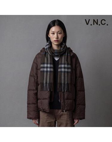 [비지트인뉴욕] 후디드 레이어드 패딩 점퍼 (VCBPAE1)