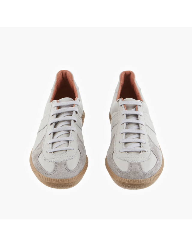 리프로덕션 오브 파운드 리프로덕션오브파운드 1700L LIGHT GRAY 독일군 트레이너 스니커즈 착용컷