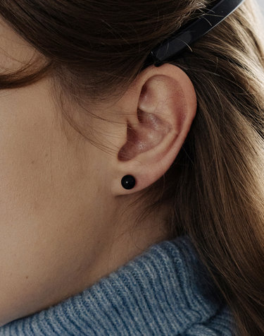 [silver925] TB013 black onyx earrings