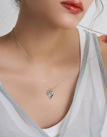 WAV207 Unique Heart Necklace