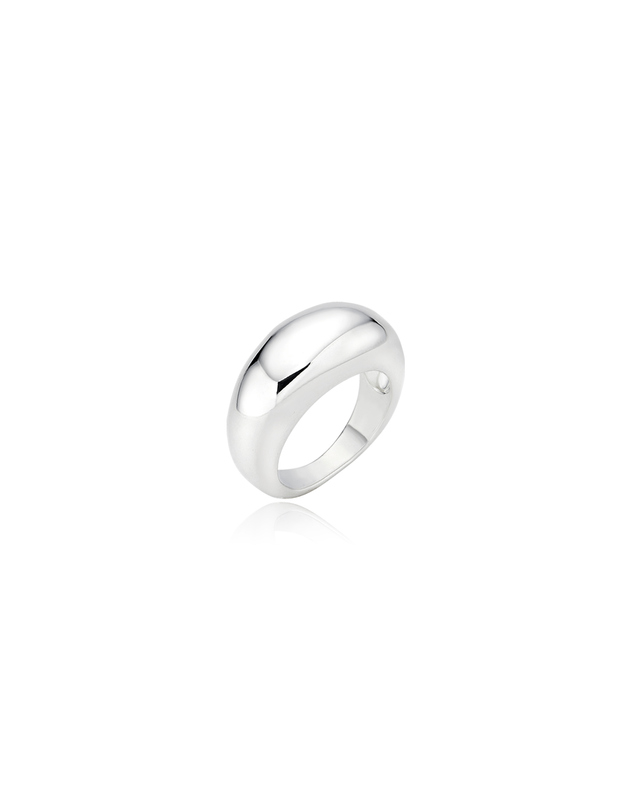 티오유 WAV406 Soft Bold Ring 착용컷