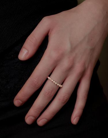 SS013 Ball Chain Ring