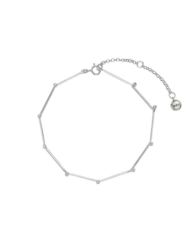 티오유 SS021 Bone Chain Bracelet 착용컷