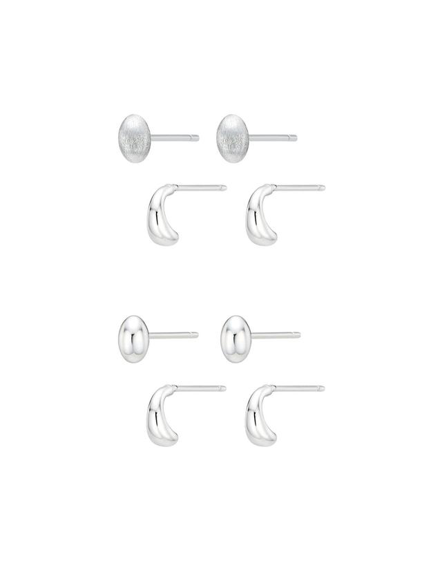 티오유 SS003 Hoop & Oval Set (2 style options) 착용컷