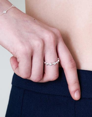 AT005 CLEAR DOT RING