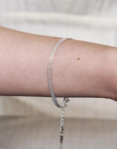 AT018 SHINE MESH CHAIN BRACELET