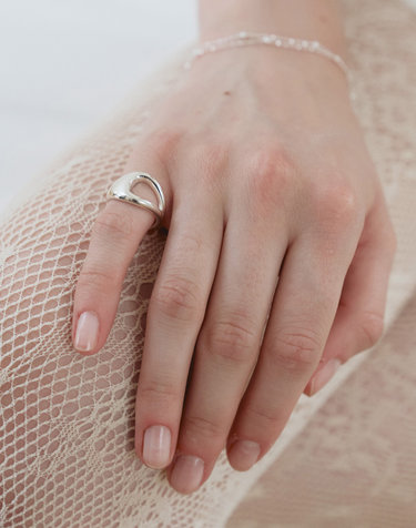 ARM007 Cutout Pinky Ring