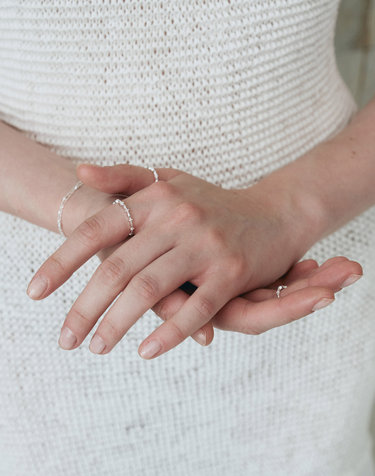ARM009 Mini flower Lace Guard Ring