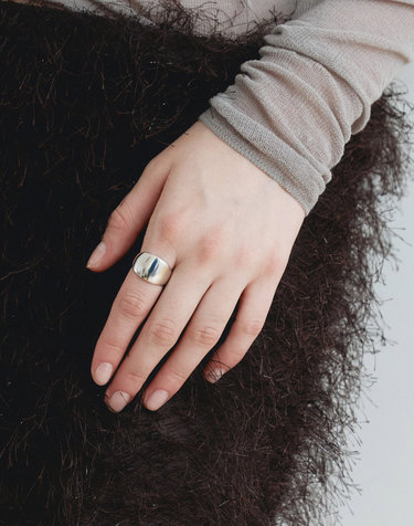 ARM011 Bold Wave Ring